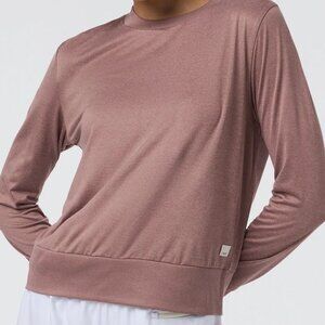 Vuori Daydream Women's Crew Sweatshirt / Long Sleeve T-Shirt - Champagne Pink